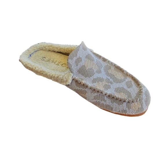 Rothy's The Scuff Slipper Cozy Cat Gray / Peach Size 7.5 - Picture 2 of 7